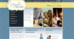Desktop Screenshot of angelsinthehome.com